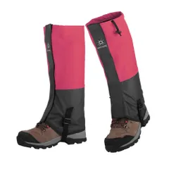☆ ローズピンク ☆ 登山用ゲイター 登山スパッツ 男女兼用 mmcl9e 登山 ゲーター 登山用 ゲイター ロングゲイター レッグカバー 登山用スパッツ 泥除け 砂よけ 靴カバー メンズ レディース トレッキング 山登り 富士山 雪山 冬用 雨 風 バイク