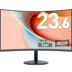 8時まで　KOORUI 24N5C ゲーミングモニター湾曲ディスプレイ　23.6 8時まで KOORUI 24N5C ゲーミングモニター湾曲ディスプレイ 23.6