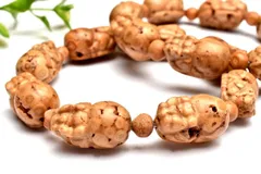 身に着ける御神体 龍宮舎利石　20-22x12-13(丸玉6.5)mm　貔貅彫刻 ブレスレット 1個売り パワーストーン 天然石 _BG5869