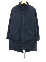 GREEN LABEL RELAXING グリーンレーベルリラクシング ライナー付ミリタリーコート ネイビー S