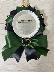 緑×黒  ロゼット