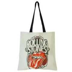 THE ROLLING STONES ローリングストーンズ　トートバッグ　レザー 美品】JACKROSE ROLLING STONES トートバッグ レザー 黒