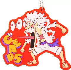 【中古】キーホルダー モンキー・D・ルフィ ギア5(オレンジ) ラバーマスコットコレクション 「一番くじ ワンピース BEYOND THE LEVEL」 H賞