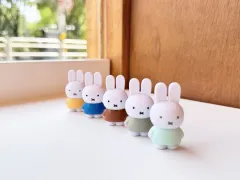日本 miffy ミッフィー モノクローム カラー フィギュア 5 人々 セット