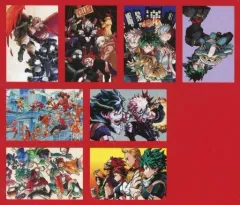 【中古】ポストカード 集合 飾れるポストカード8枚セット(BX4-JF) 「僕のヒーローアカデミア」