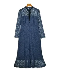 【美品】セルフォード CELFORD フラワーレースワンピース ブルー　S〜M 美品celfordセルフォードミックスフラワーレースワンピース佳子
