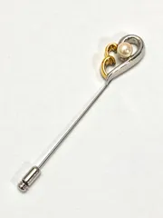 TASAKI タサキ真珠　6.5mm 1Pパール　silver ピンブローチ　18697110
