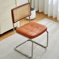 YOLO Home ダイニングチェア チェスカチェア風 ラタン [茶] - メルカリ