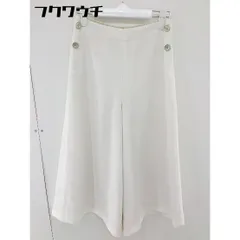 ◇ NEWYORKER ニューヨーカー サイドジップ ワイド パンツ サイズ7 オフホワイト レディース  【中古】 【1107090014289】
