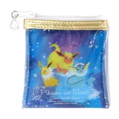 【中古】バッグ(キャラクター) シャワーズ＆サンダース＆ブースター クリアミニポーチ 「一番くじ Pikachu and Friends ～Eievui twinkle dream～」 I賞