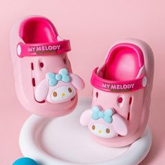 【ハローキティ】ベビー・キッズ サンダル 猫型デザイン 男女兼用 ルームシューズ/スリッパ 夏用 コンフォート 子供靴