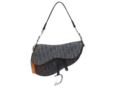 Christian Dior クリスチャンディオール フライトライン サドルバッグ ワンショルダーバッグ トロッター ガリアーノ期 美品 中古 4b005902
