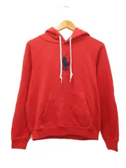 ポロ バイ ラルフローレン Polo by Ralph Lauren スウェット プルオーバー パーカー ビッグポニー M 赤 レッド フーディー 長袖 トップス