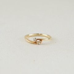 canal4℃ リング USED美品 ピンキーリング K10 指輪 レディース アクセサリー デザインリング X7116