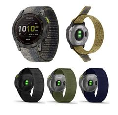 新品未使用 送料無料 GARMIN ガーミン ナイロン 交換バンド ベルト 22mm 26mm 簡単取り付け