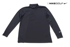 【中古】ナイキ　ゴルフ｜Nike｜長袖ポロシャツ｜ドライフィット｜スタンダードフィット｜メンズゴルフウェア｜L