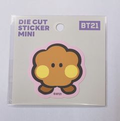 BT21 minini 다이컷 스티커 미니 /(3)SHOOKY