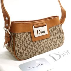 Christian Dior ストリートシック ミニ ショルダーバッグ 03-BM-0055 アクセサリーポーチ トロッター 美品 クリスチャン ディオール ◆送料込◆質屋-10912