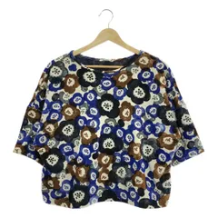 mina perhonen / ミナペルホネン | millefiori / ミッレフィオーリ 総柄 ブラウス カットソー / 総裏地 | 36 | マルチカラー | レディース