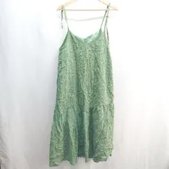 ◇ le.coeur blanc ロング丈 ワンピース サイズ38 グリーン レディース E  【1406050068981】