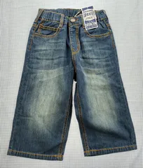 【タグ付き新品】エフオーキッズ F.O.KIDS デニムパンツ 6分丈 130cm 子供服 中古
