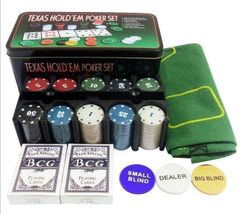 H021】ポーカーセット チップ トランプ カジノゲーム バカラ マット