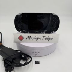 PS VITA PCH-1100 本体 8GBメモリーカード AC USB充電器 ビータ PlayStation 動作確認済み 中古