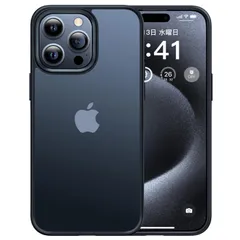 【在庫セール】【本体の色・3色】CASEKOO iPhone 15 Pro 用 ケース 耐衝撃 滑り止め 指紋防止 米軍MIL規格 マット仕上げ ストラップホール付き 黄変防止 耐久性 カバー ワイヤレス充電対応 アイフォン 15 プロ 用 6.1 インチ ケ