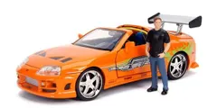 新品 JADA TOYS 1/24 ワイルド・スピード トヨタ スープラ オレンジ ブライアン･オコナー フィギュア付 完成品ダイキャストミニカー JADA30738 [佐川急便]のサムネイル