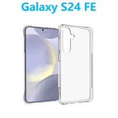 Galaxy S24 FE クリアケース 透明ソフトスマホケース 軽量 ストラップホール エアクッション 耐衝撃吸収 滑り止め エストゥエンティフォー エフイー  TPU保護カバー 落下防止指紋防止黄変防止 SCG30 SMS721Q DIY スマホカバーのサムネイル