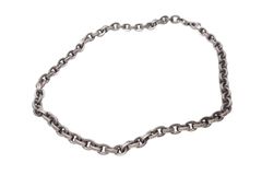 CHROME HEARTS クロムハーツ ラージ ペーパーチェーン ネックレス アクセサリー シルバー925 97.2g 20インチ 美品 中古 4b001515