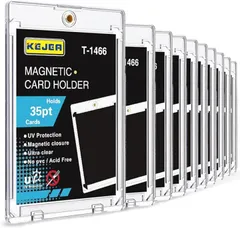 トータルチャーム マグネットローダー 35pt uvカット ケース 収納 ディスプレイ マグネットホルダー ポケカ ワンピ MTG カード スタンド 飾り 紫外線カット No8(Dセット)