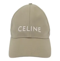 CELINE ベースボールキャップ ベージュ　S 2025年最新】セリーヌ キャップ ベージュの人気アイテム - メルカリ