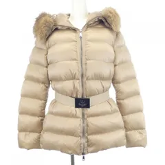 【美品MONCLERモンクレール★ TATIE タティエ 】1ファーベルト付 モンクレール タティエ MONCLER TATIE ベージュ サイズ00