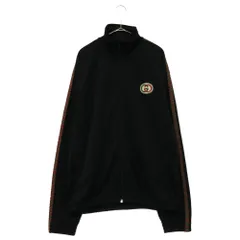 GUCCI (グッチ) GGワッペンメッシュジャージブルゾン ブラック 599359のサムネイル