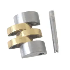 ロレックスデイトジャストのK18YG/SSコンビコマ（レディース用）２個 中古】 ロレックス ROLEX SS K18YG 腕時計 L番 1989～1990年式