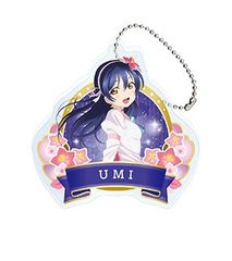 소노다 우미 러브라이브! 시리즈 9th ANNIVERSARY! 아크릴 키 체인 μ's 우리는 하나의 빛 소노다 우미 단품 뮤즈 세가 콜라보 카페 상품 키 체인 아쿠키