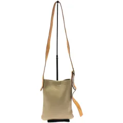 Hender Scheme エンダースキーマ One Side Belt Bag Small レザーショルダーバッグ  ベージュ系のサムネイル