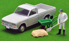 トミカリミテッドヴィンテージ　ダットサン トラック 1300デラックス（白）のサムネイル