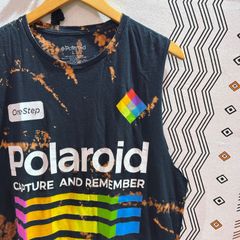 古着　タンクトップ　タイダイ　Polaroid