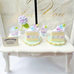 #561 ミニチュア　紫陽花セット　＊㉗