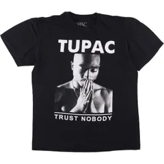 古着 2pac トゥーパック ラップTシャツ ラップT メンズM相当 クルーネック(丸首)/eaa573725