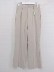 ◇ tiptop ティップトップ ハイウエスト フレア パンツ サイズ M ベージュ レディース P  【中古】 【1210190005467】