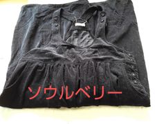 1026y【残り1点】ソウルベリー 古着 ジャンパースカート レディース Ⅿ