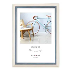 LADONNA(ラドンナ) フォトフレーム AVANTI 2Lサイズ 縦横置掛兼用 ネイビー SF14-2L-NV 外寸149×200mm