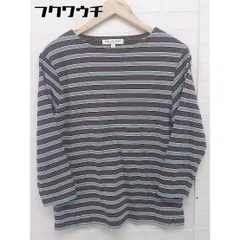 ◇ URBAN RESEARCH アーバンリサーチ ボーダー 長袖 Tシャツ カットソー サイズS ブラウン　ブルー系 メンズ  【1108190000639】