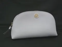 TORY BURCH トリーバーチ レザー ポーチ マルチケース 小物入れ レディース ライトグレー系 DH6317