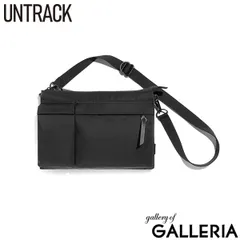 アントラック ショルダーバッグ メンズ レディース UNTRACK 斜めがけ 小さめ 大人 軽量 斜めがけバッグ サコッシュ ブランド 横長 A5 かっこいい シンプル 撥水 2.2L 黒 CITY / DS Helmet ShoulderS 60212