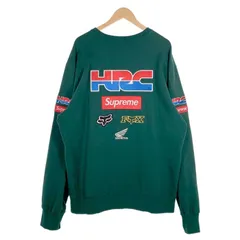 【限定コラボ】シュプリーム×ホンダ 刺繍ロゴ レーシング スウェット XL 2025年最新】supreme honda fox racing crewneckの人気アイテム