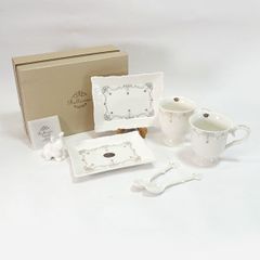 九谷焼 古九谷 福 ◆【和食器】九谷焼/古九谷赤絵山水 角皿揃(5枚組) レトロ 雑貨 九谷焼 ギフト【中古】 [0220513863] 九谷焼 古九谷 福 ◇【和食器】九谷焼/古九谷赤絵山水 角皿揃（5